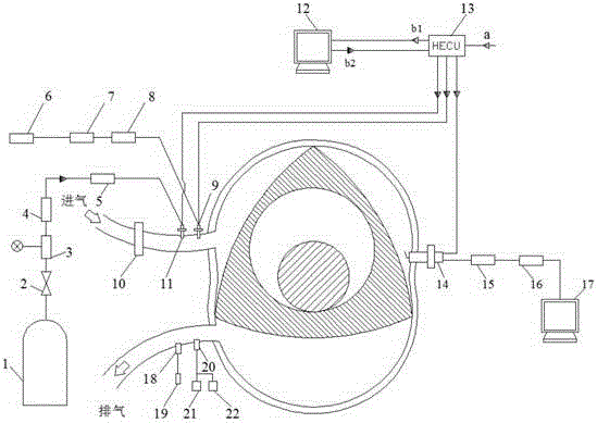 Hydrogen-gasoline mixed fuel rotary engine and control method