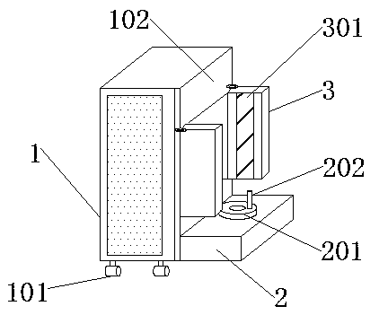 Portable ray spectrometer detector