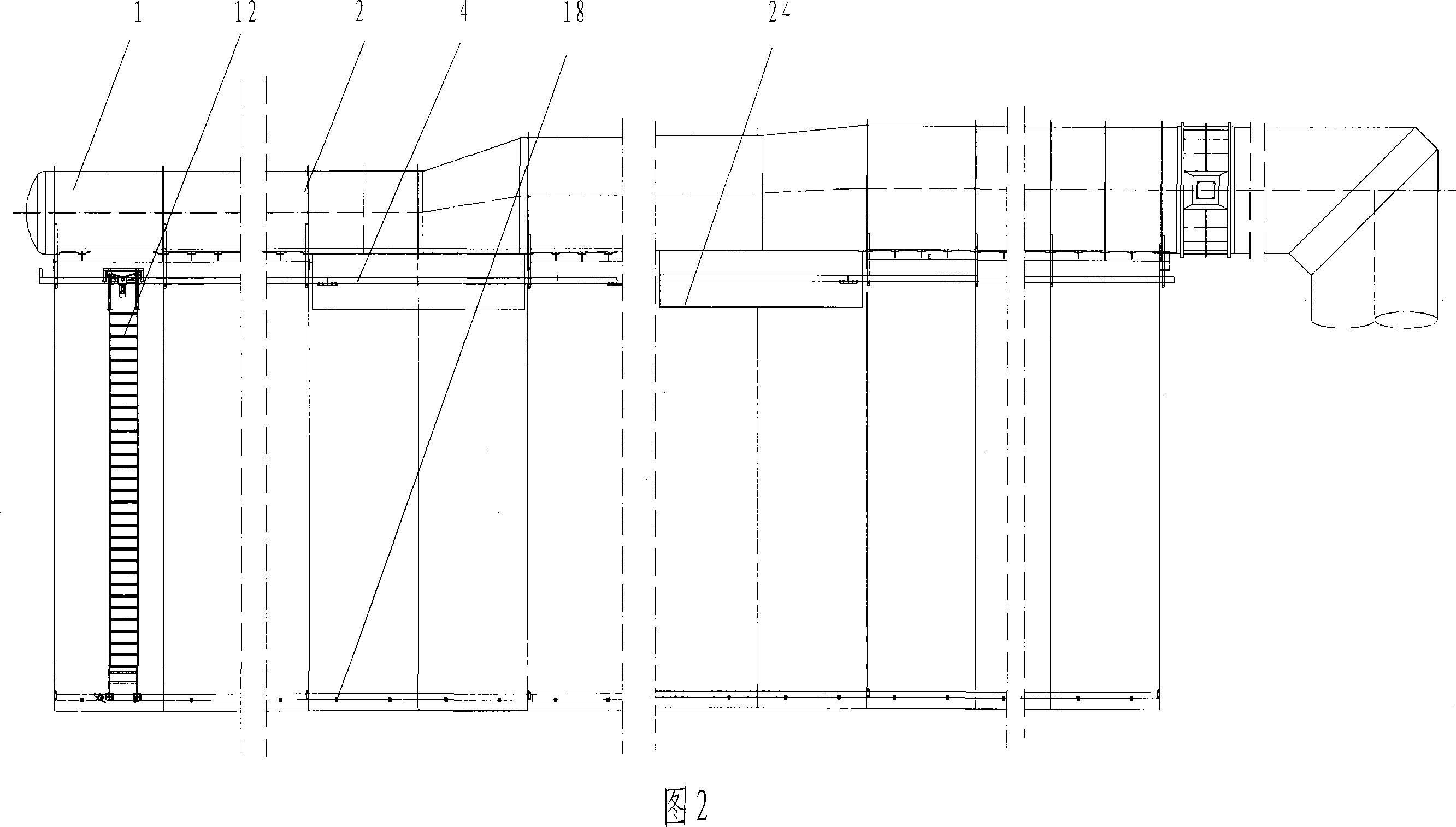 High pressure bundle array automatic cleaning device