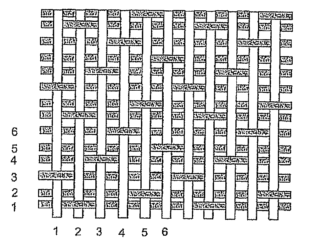 Forming fabric for a machine for the production of web material, especially paper or cardboard