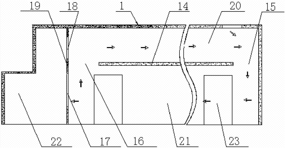 Tunnel drying system and drying method