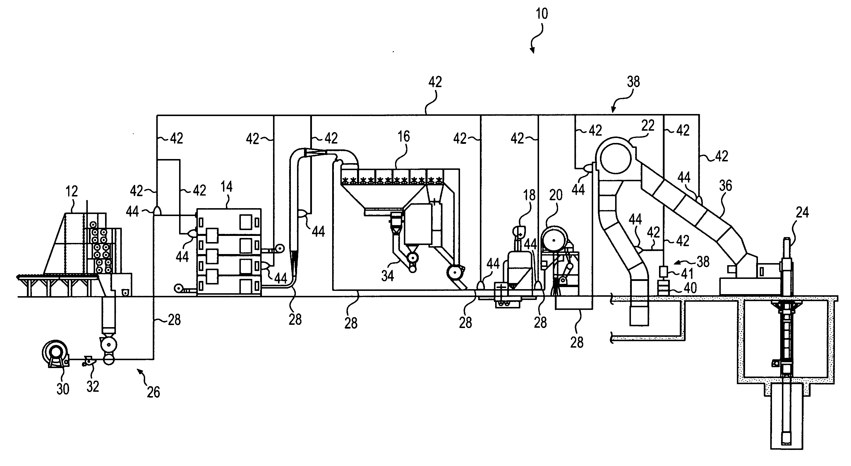 System and method for processing fiber