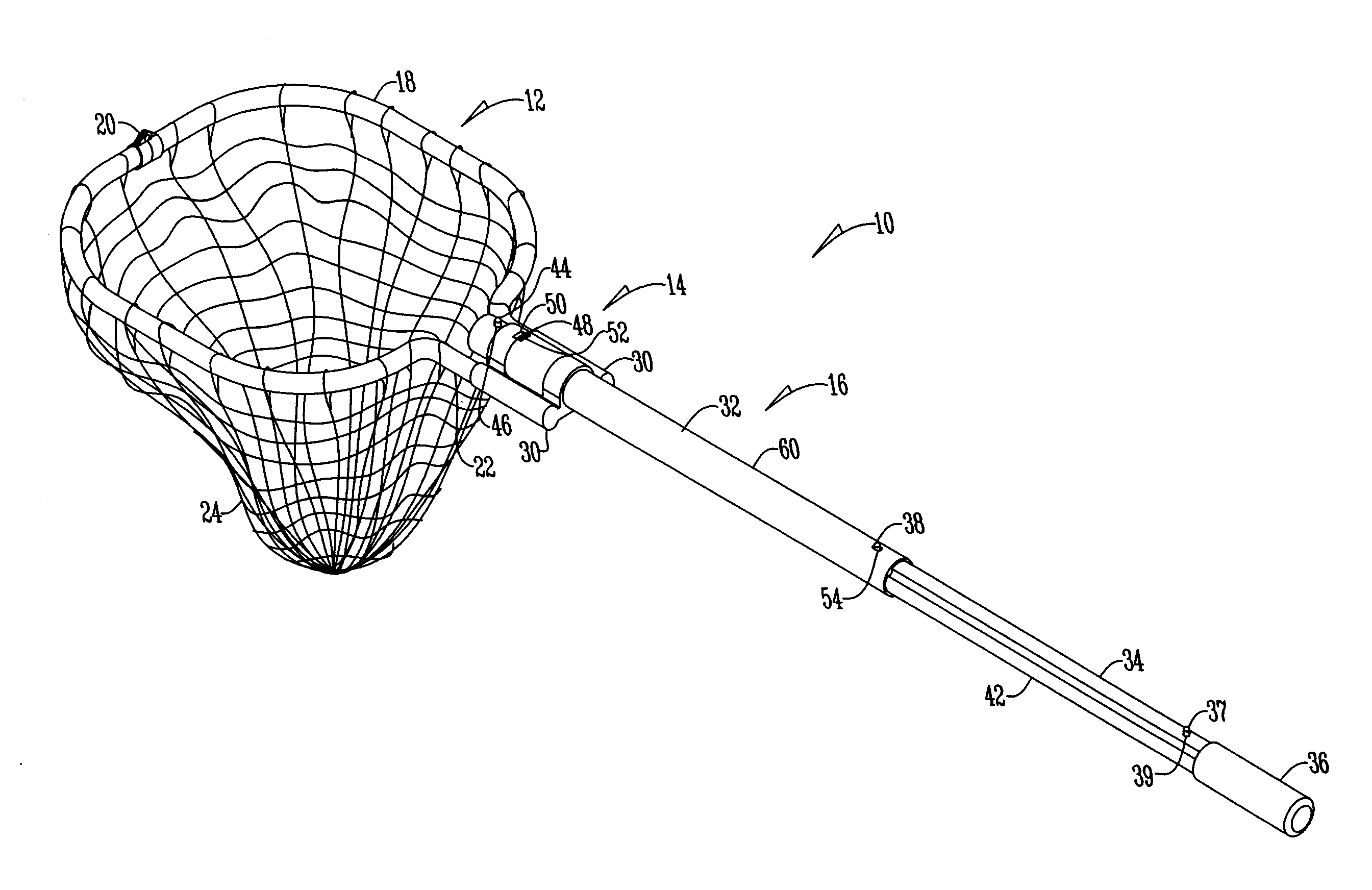 Fish landing net