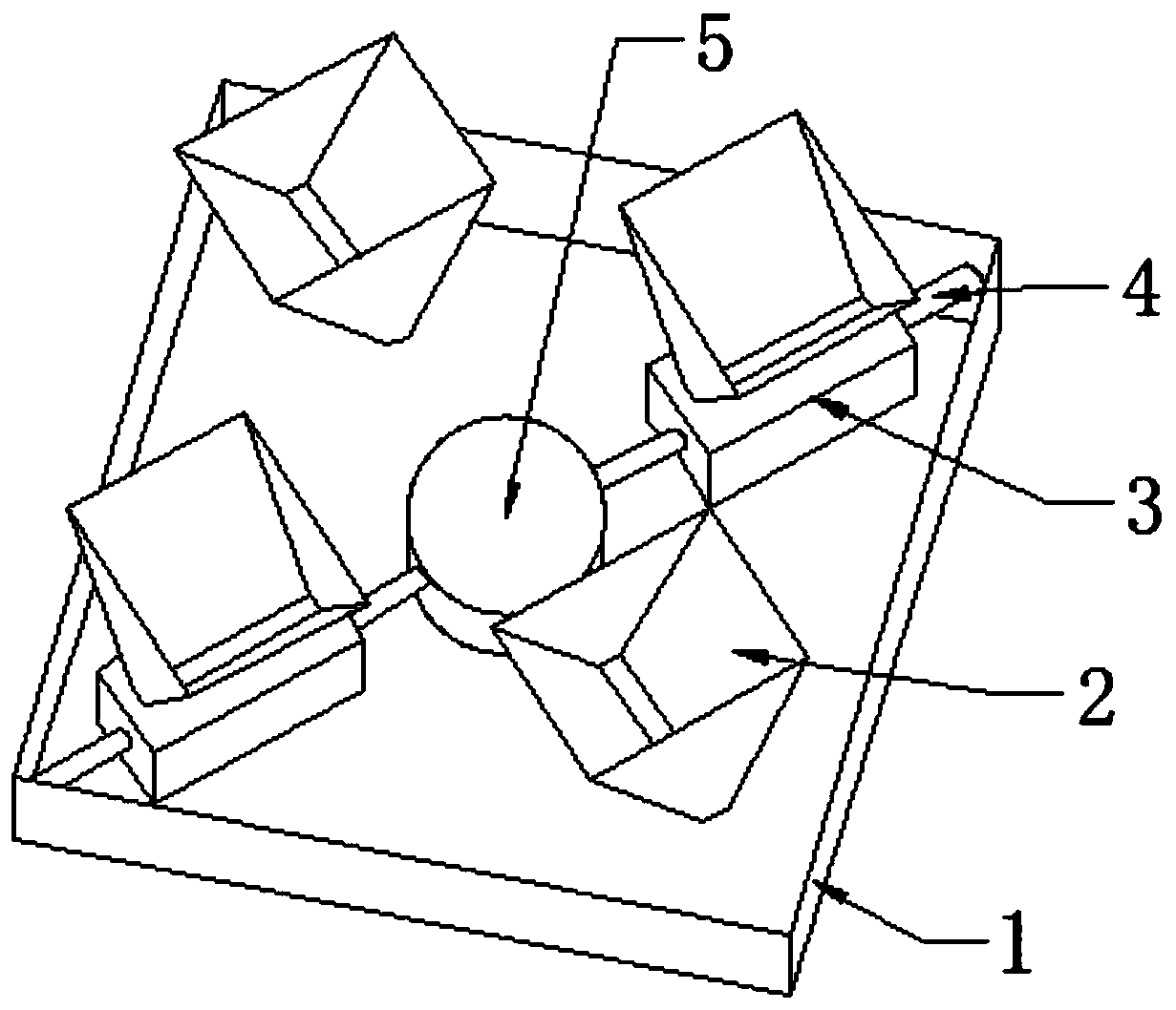 A precise positioning and fixing device for assisting UAV landing