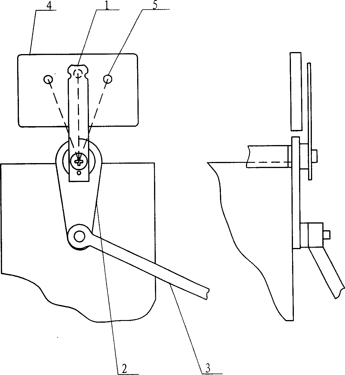 Gearshift display device