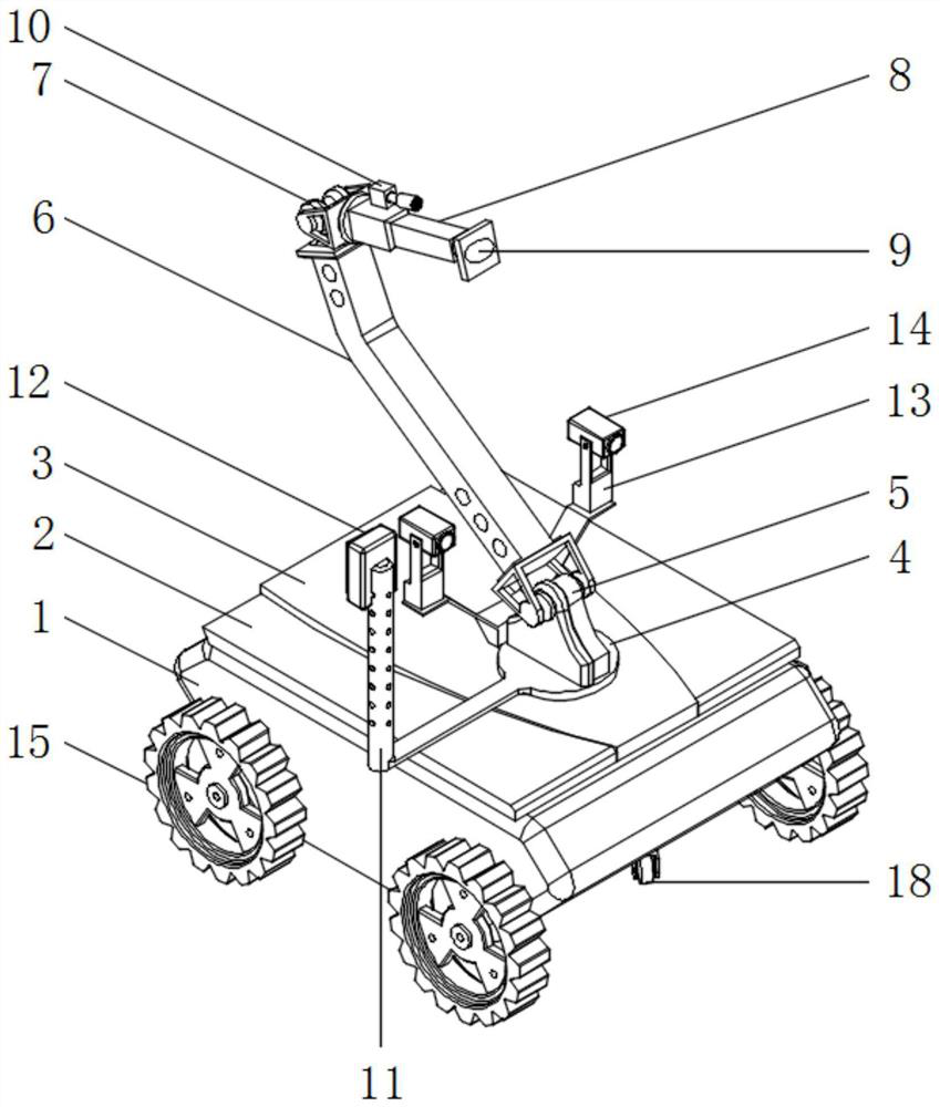 Intelligent robot for inspecting electric instrument