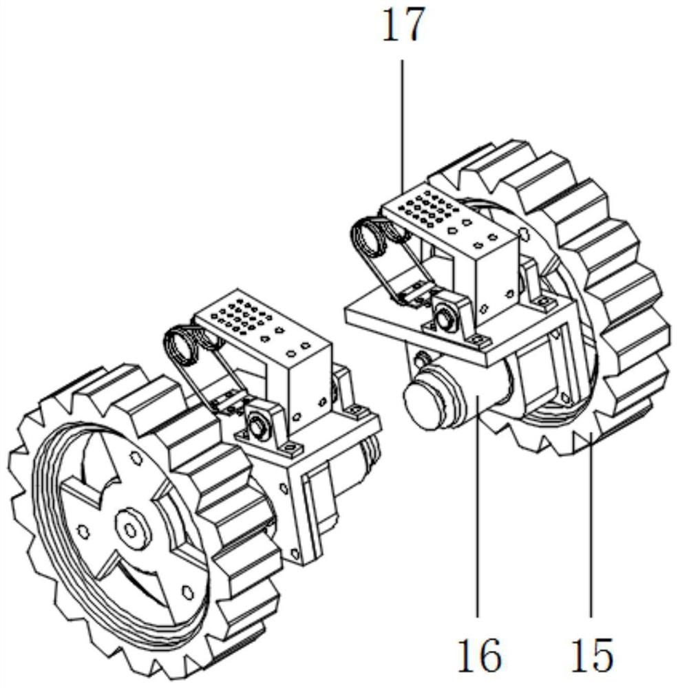 Intelligent robot for inspecting electric instrument