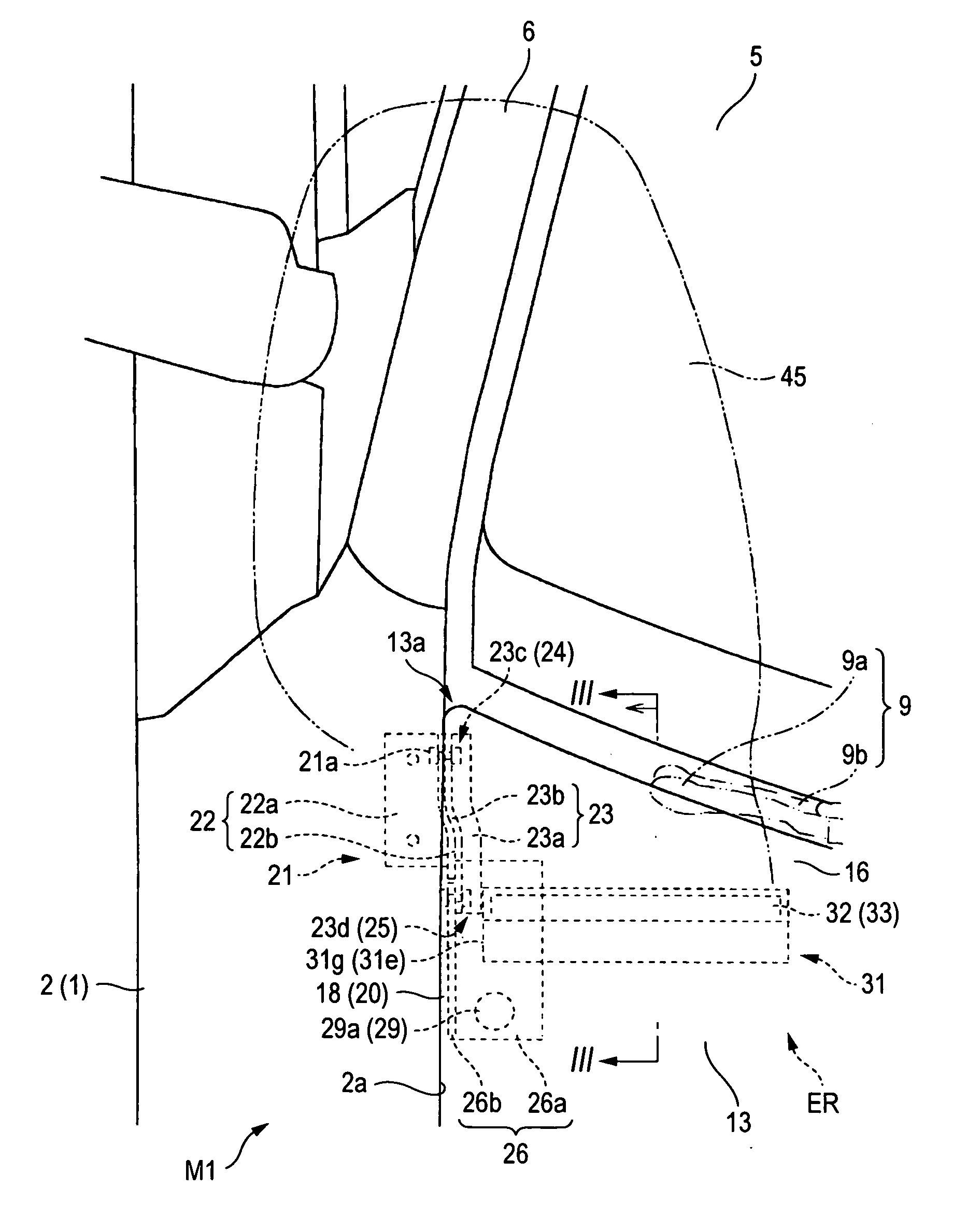 Pedestrian protection air bag system