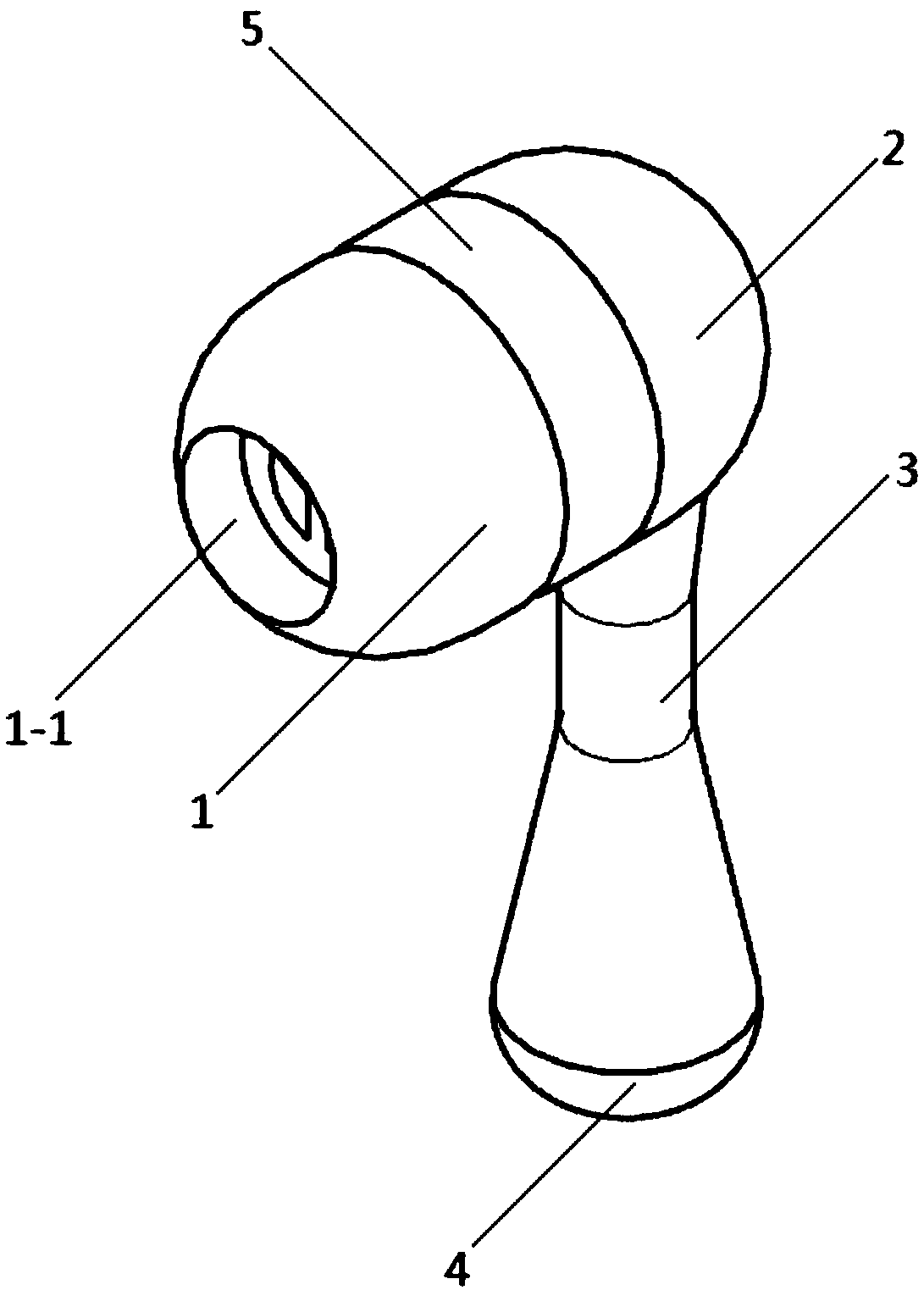 Ear pressure balance adjusting device