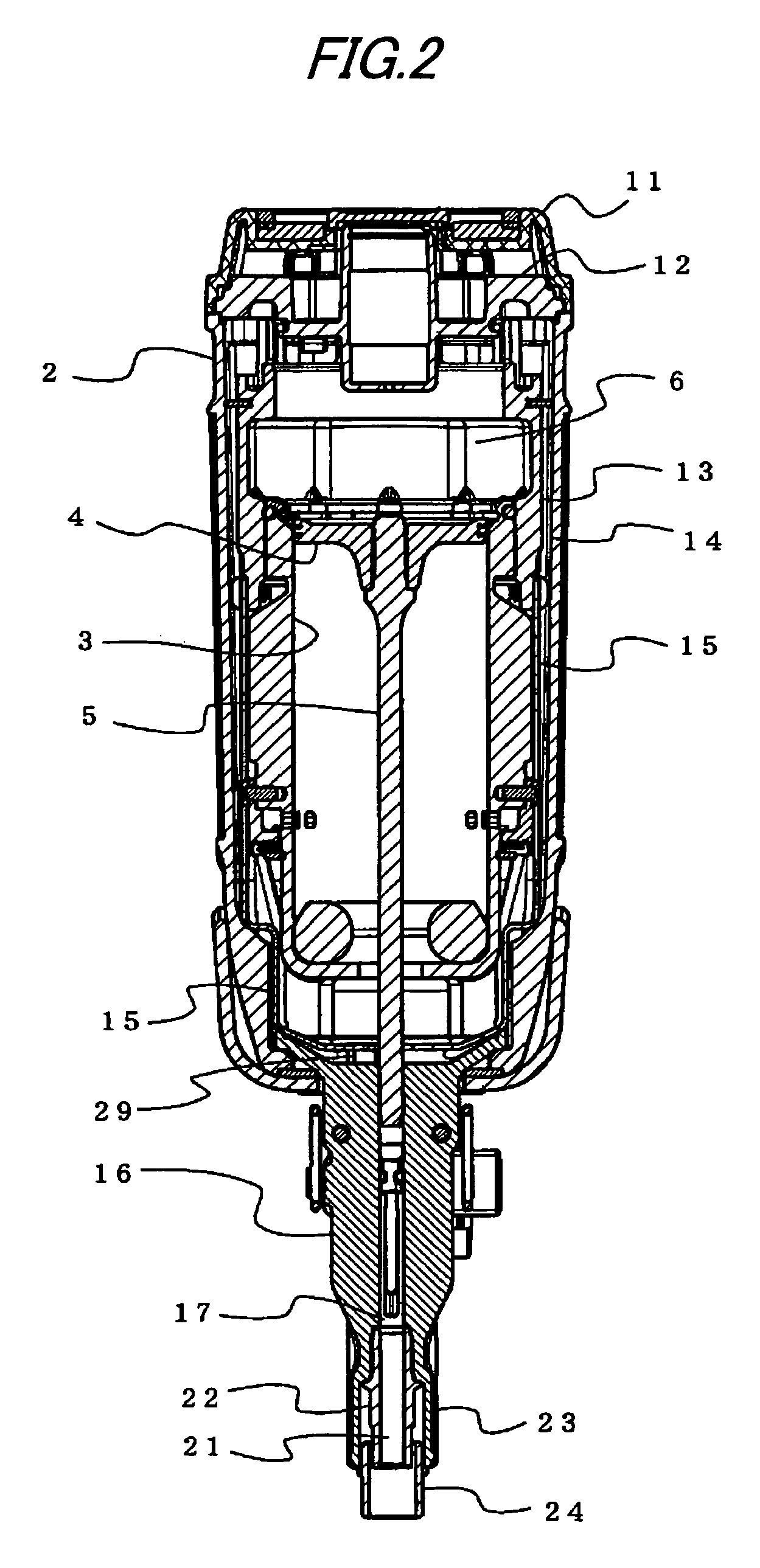 Powered nailing machine