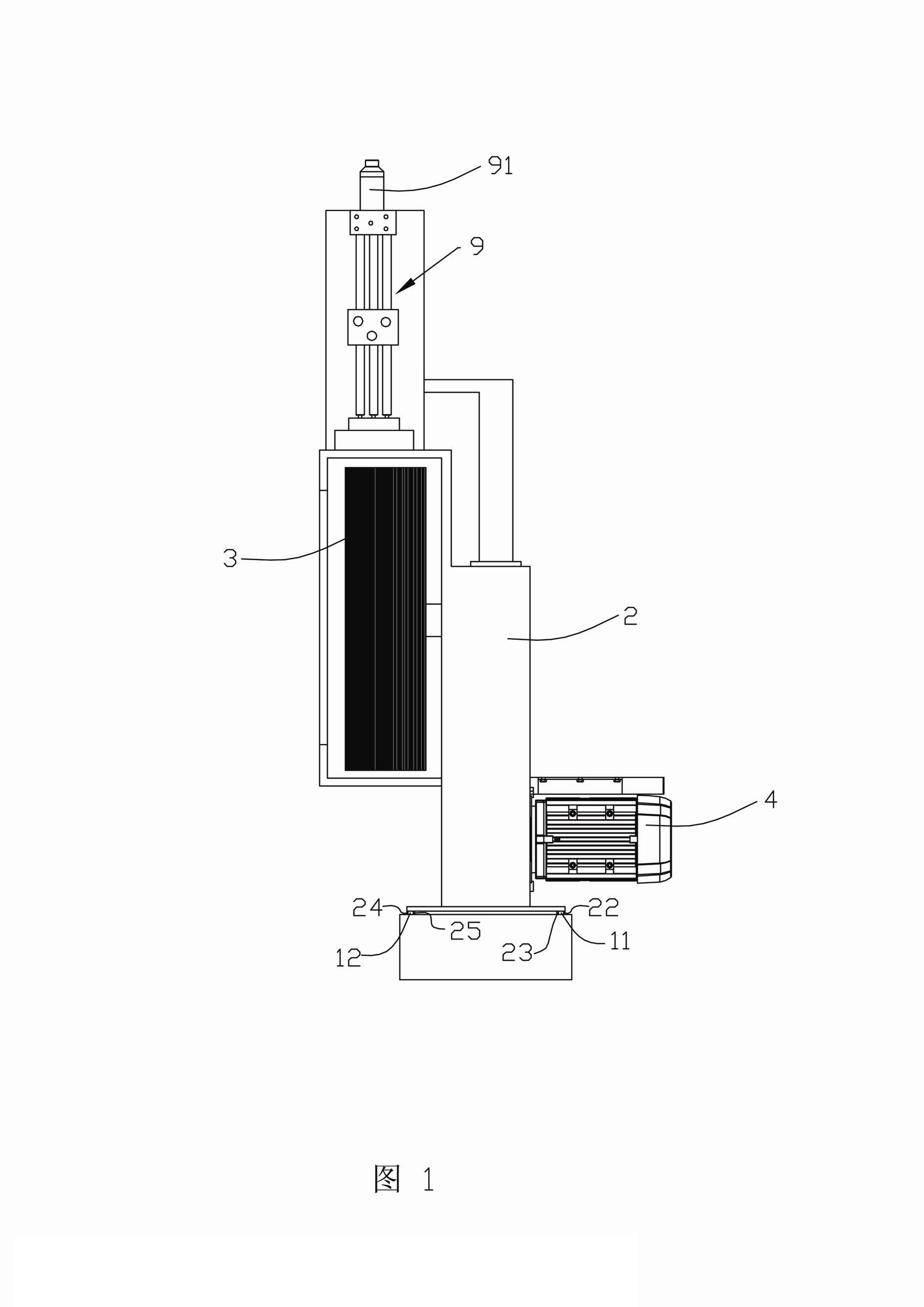 Method and equipment for controlling constant polishing force of buffing machine