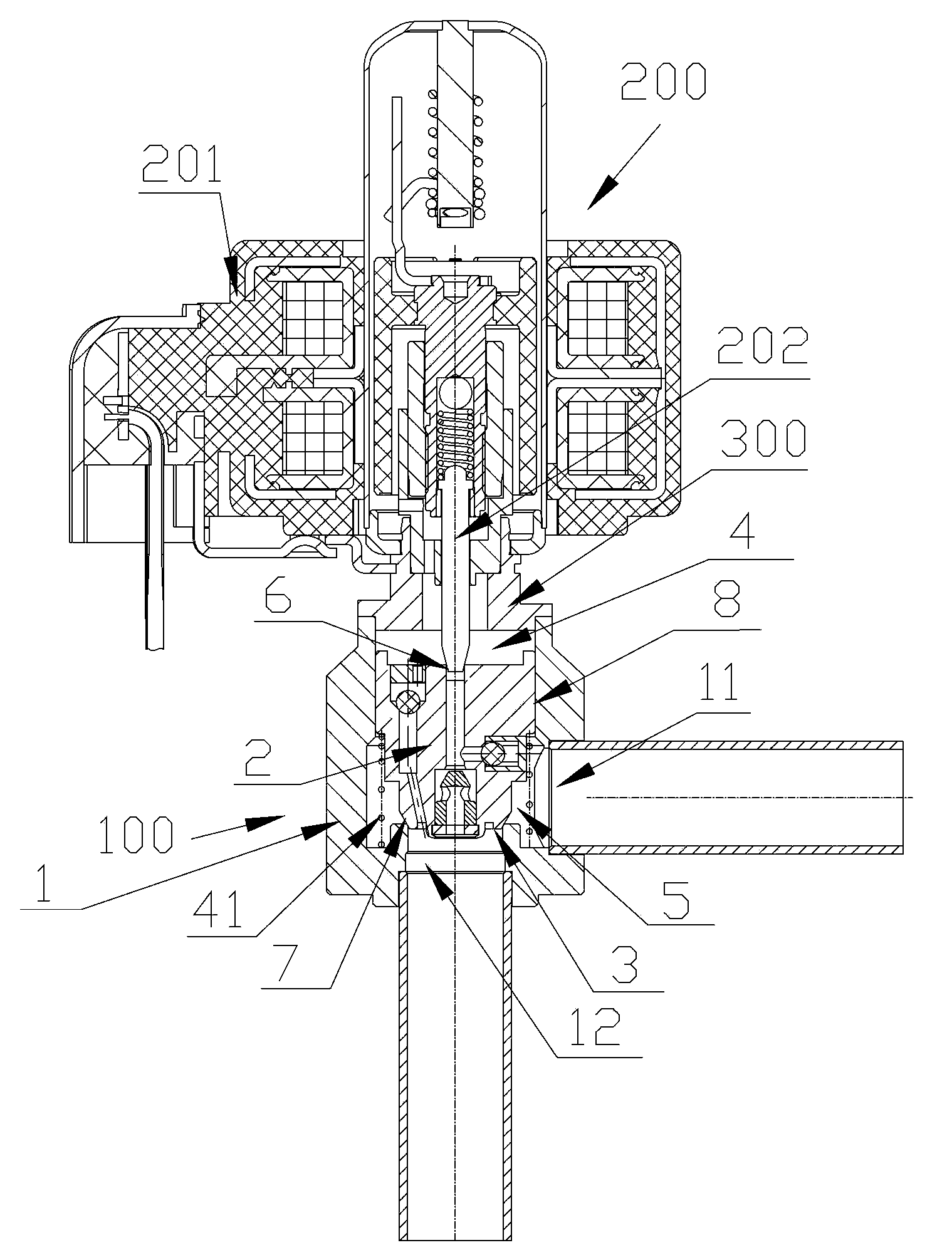 Bidirectional throttling electronic expansion valve