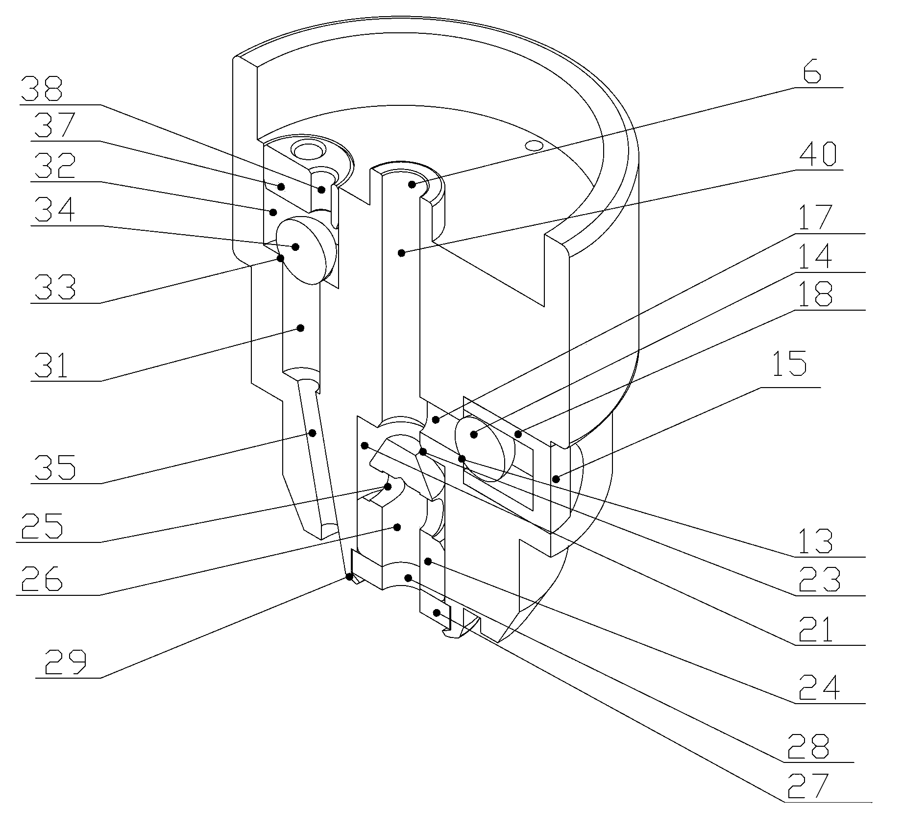 Bidirectional throttling electronic expansion valve