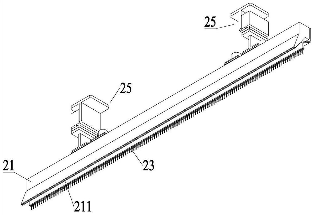 Dust extraction devices for glass breaking machines and glass breaking machines