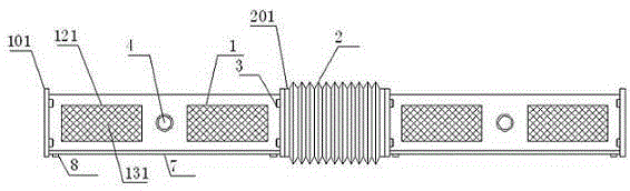 Cable bridge stand apparatus with characteristic of convenient indoor angle installation