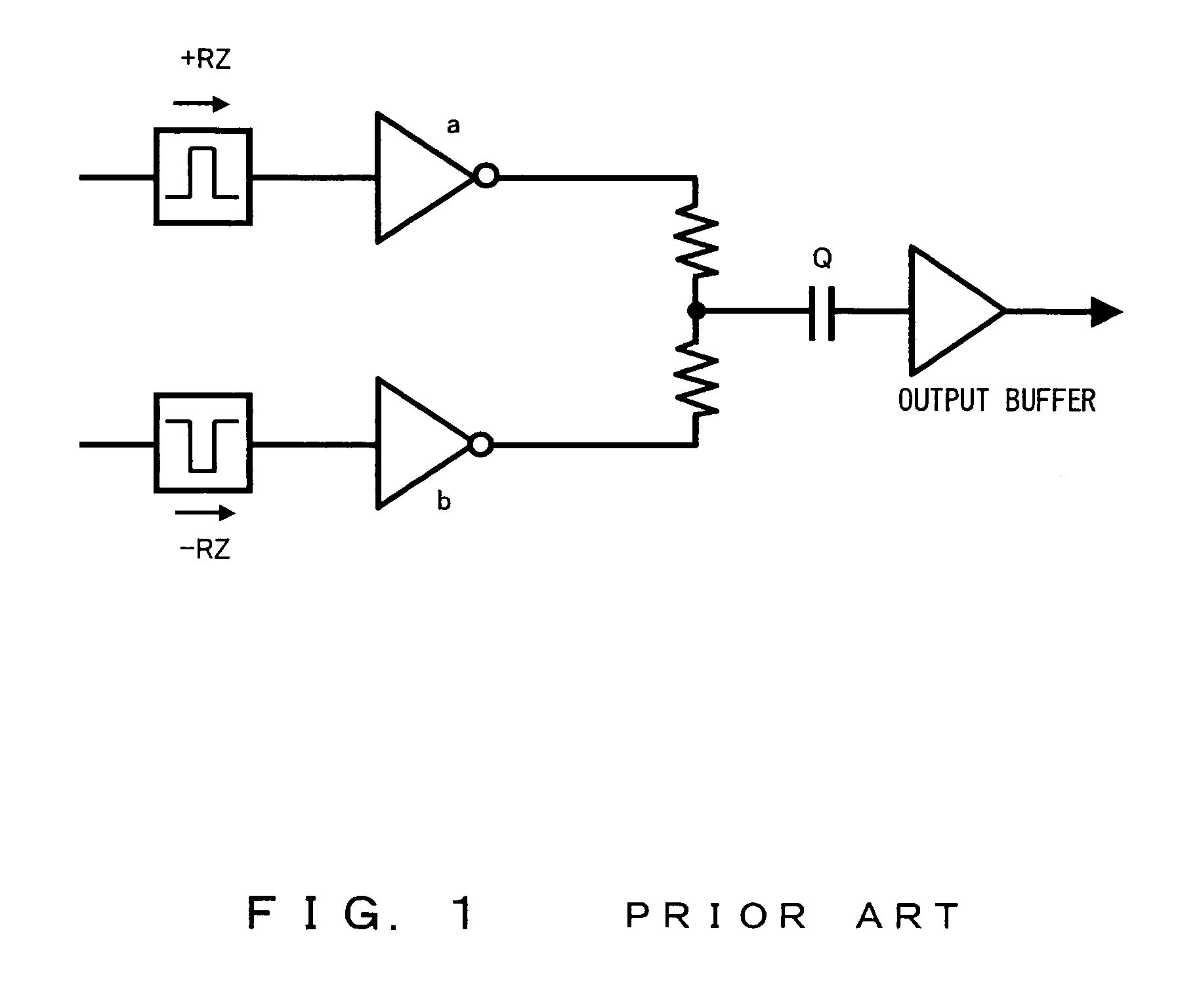 Pulse polarity modulation circuit