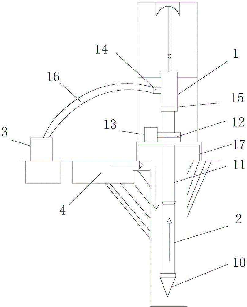 Cast-in-situ bored pile hole-forming device and method