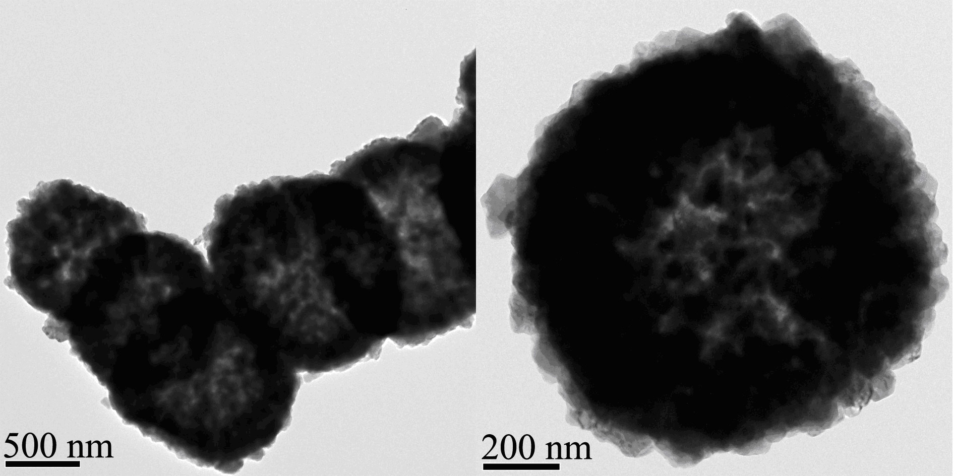 Method for preparing lithium manganate hollow ball material