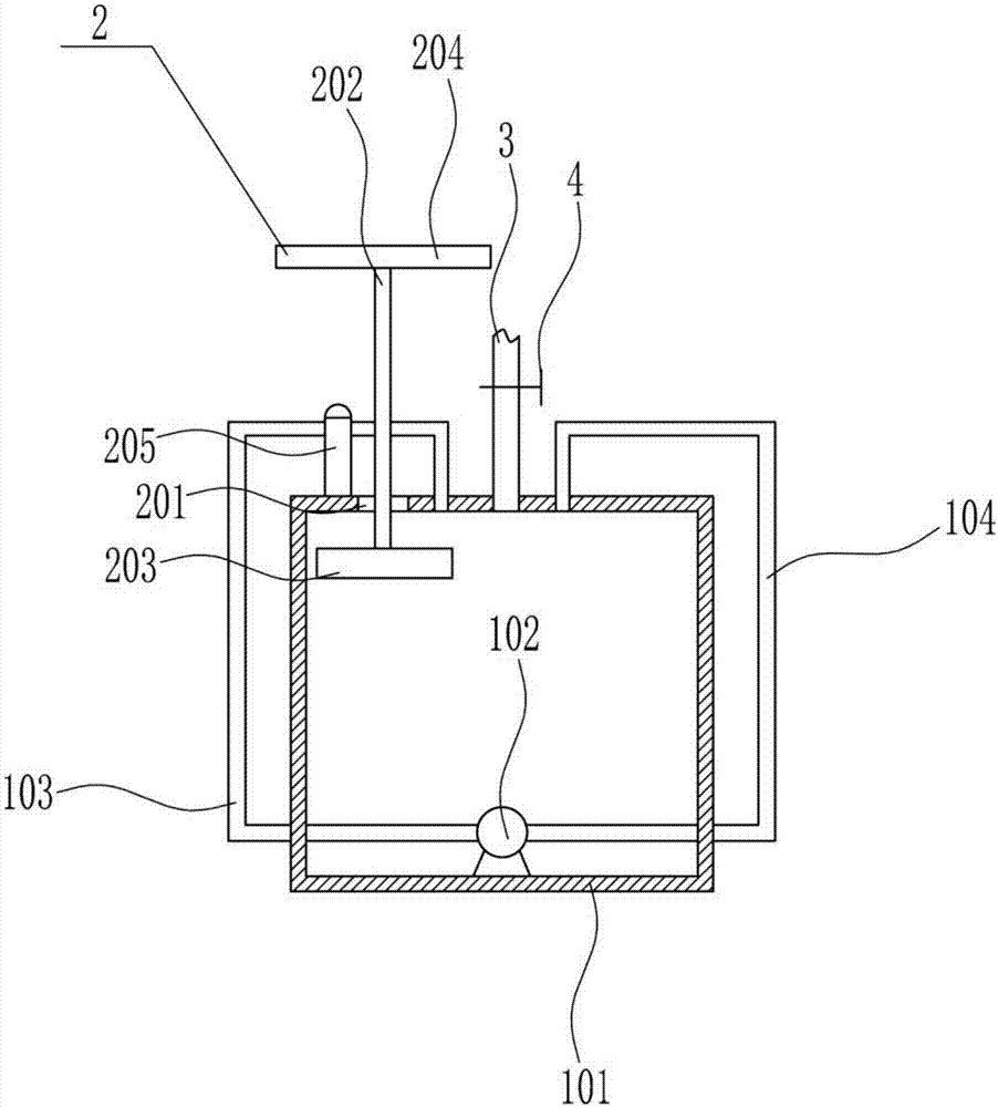 Dust removal device for building construction protection