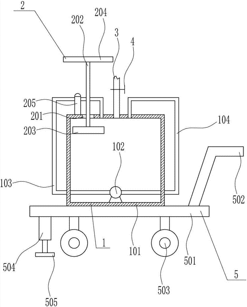 Dust removal device for building construction protection