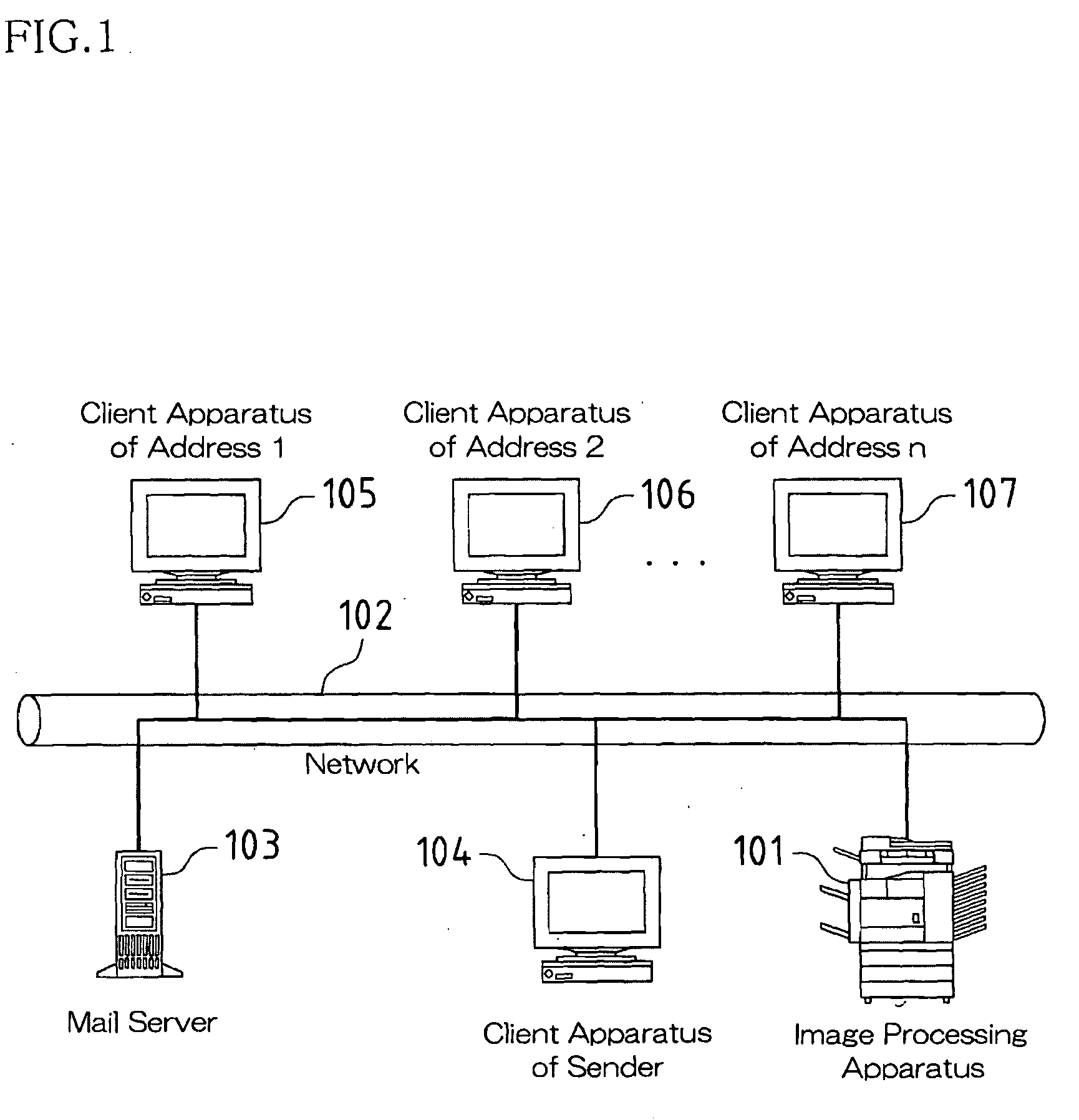 Image processing apparatus and data encryption communication system