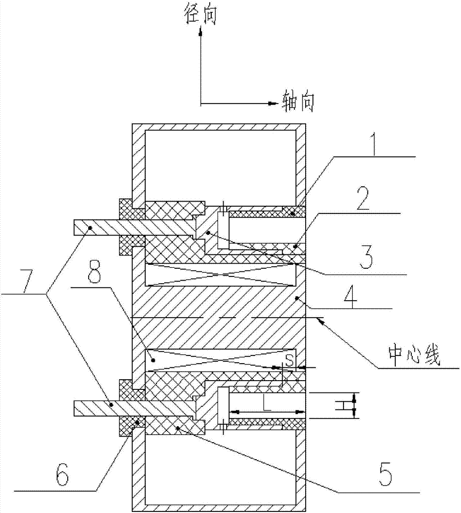 Anode magnetic screen integrated structure for Hall thruster