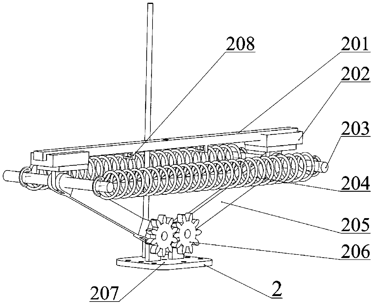 Mobile robot capable of jumping