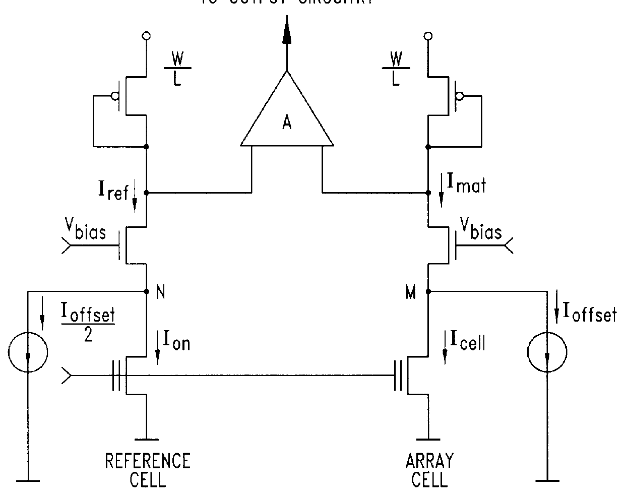 Sense circuit for reading data stored in nonvolatile memory cells