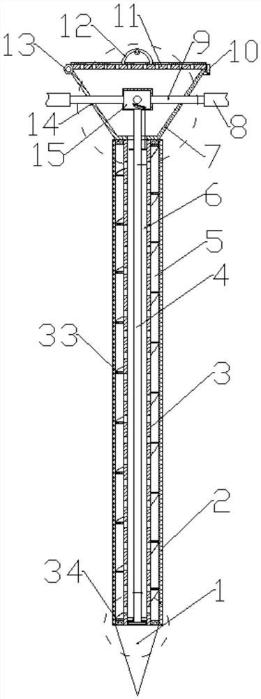 An agricultural soil restoration device