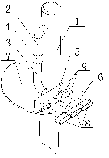 Air suction and blow cleaning device used in spinning frame