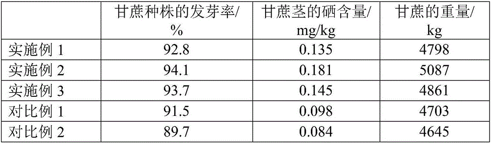 Selenium-rich sugarcane tissue cultivation and planting method