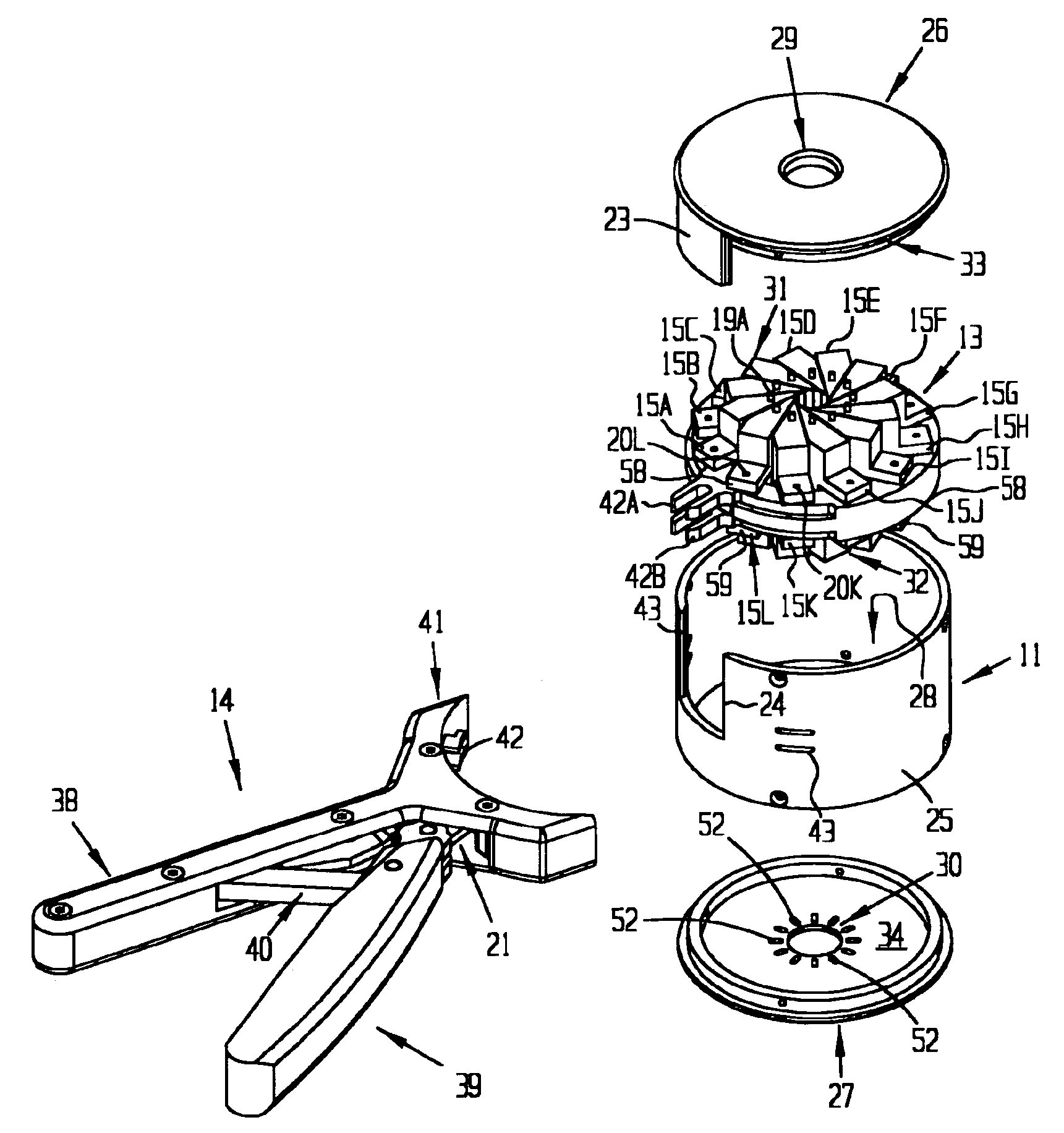 Hand held stent crimping apparatus and method