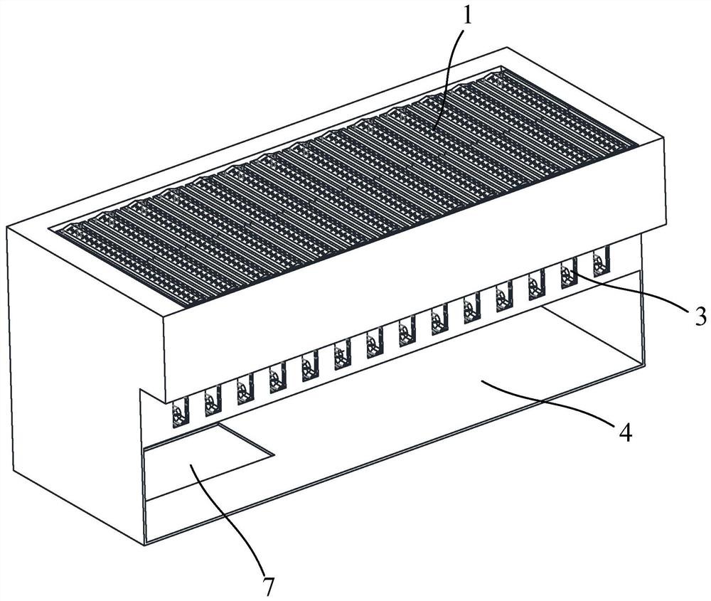 Sound attenuation structure and combustion chamber comprising same