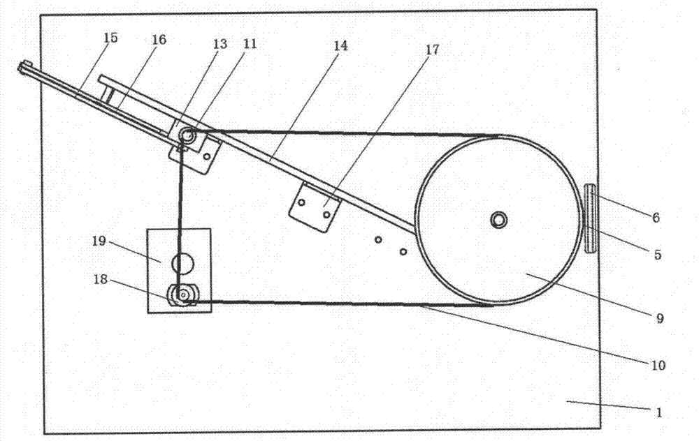 Two-state driving device for textile spindle dynamic performance test