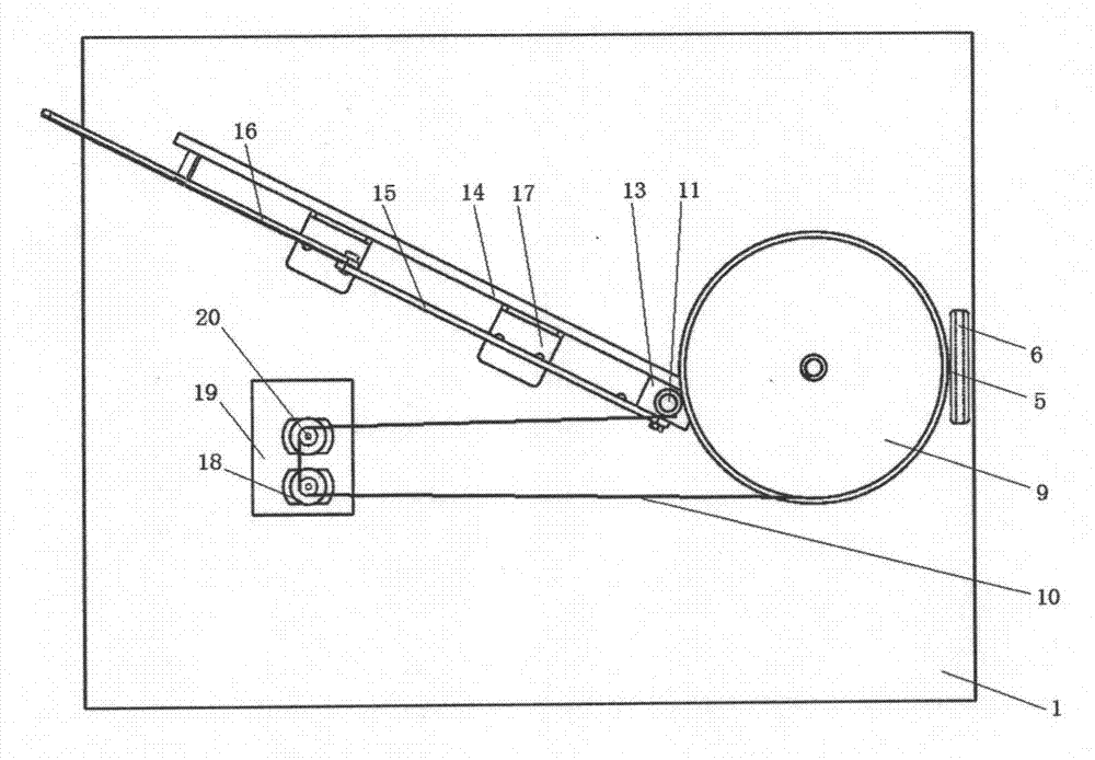 Two-state driving device for textile spindle dynamic performance test