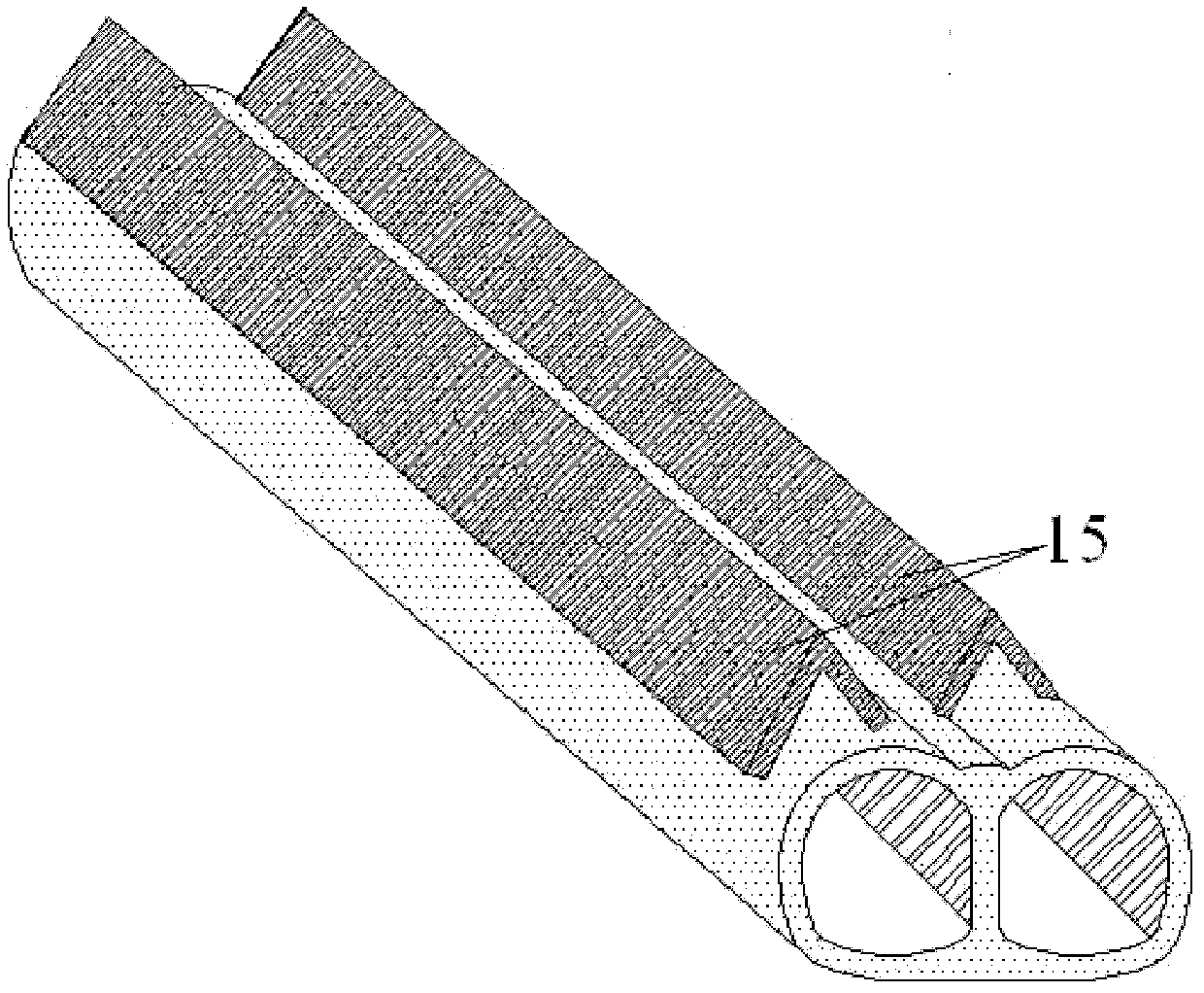 Settlement control construction method for transverse grouting guide pipe of shallow underground excavation tunnel