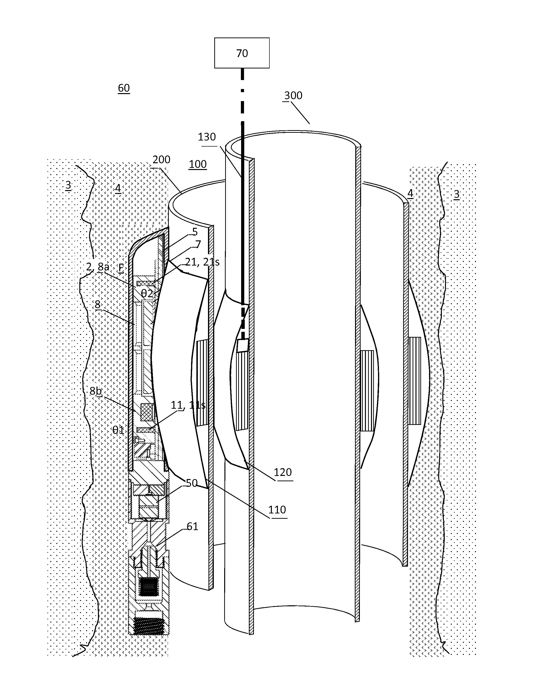 Wellbore wireless thermal conductivity quartz transducer with waste-heat management system