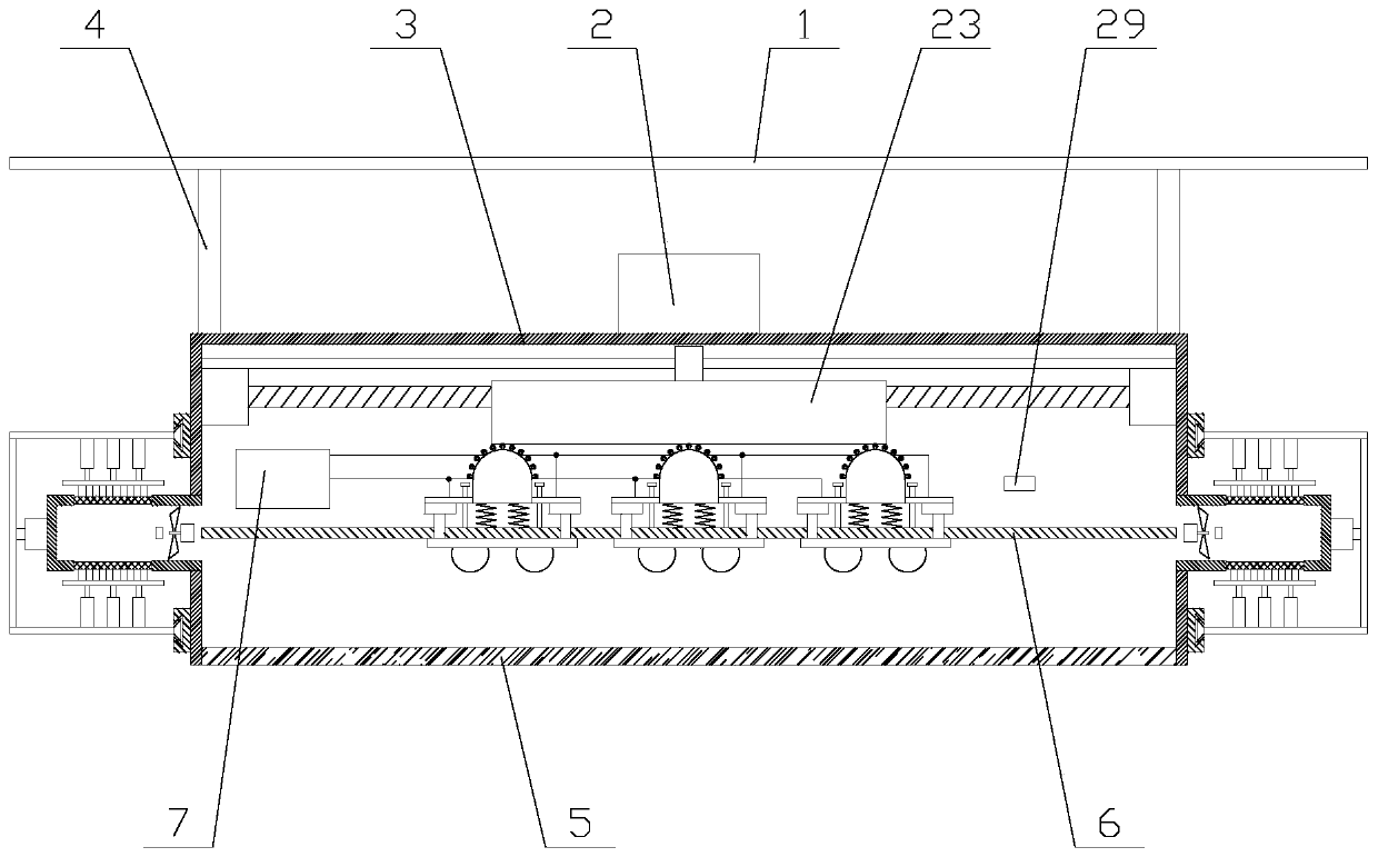 Lighting device used for tunnel traffic and being convenient to adjust