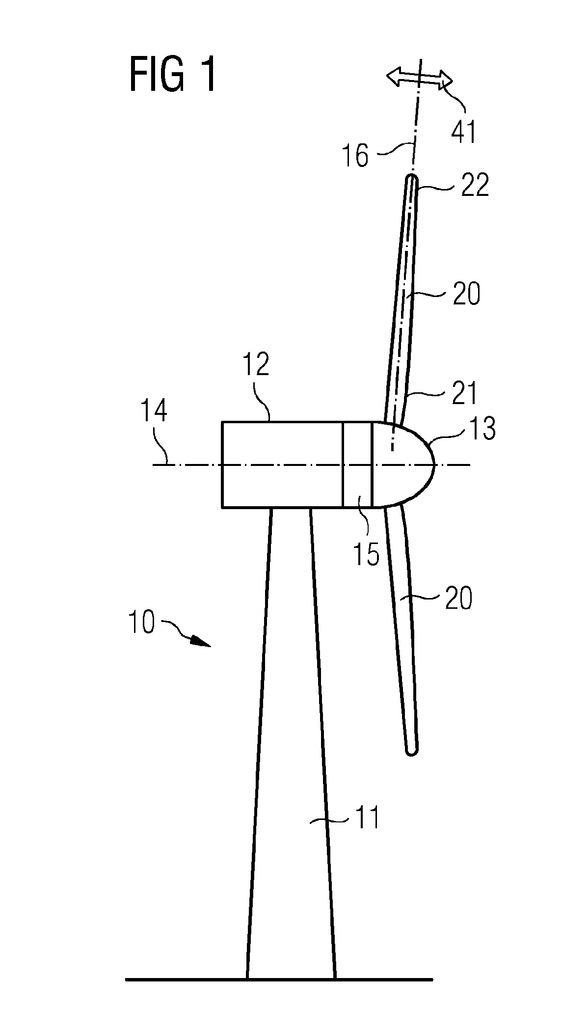 Means for alleviating strain on a wind turbine rotor blade