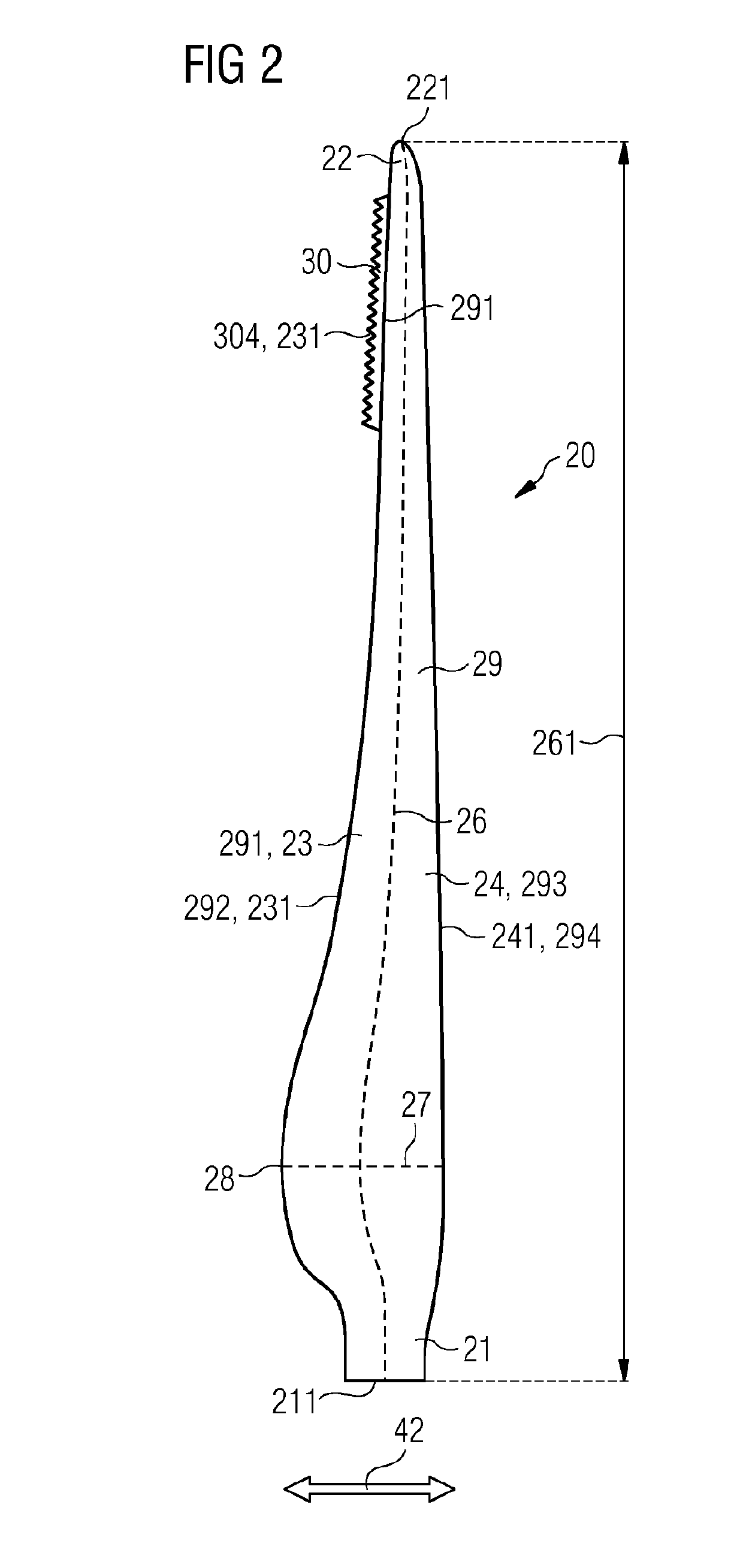 Means for alleviating strain on a wind turbine rotor blade