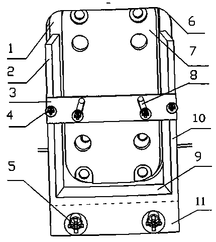 Auxiliary device of satellite load whole machine dynamic balance weight