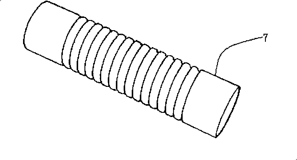 Pulse laser forming method and device of thin-wall corrugated tube