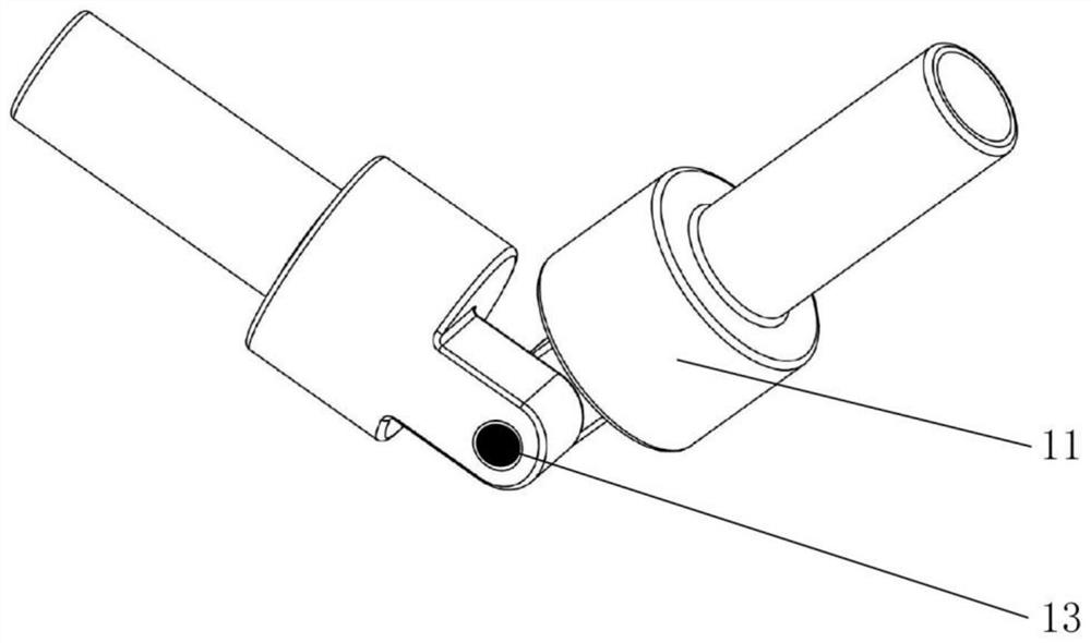 A ventilation pipeline device for humidification and noise reduction