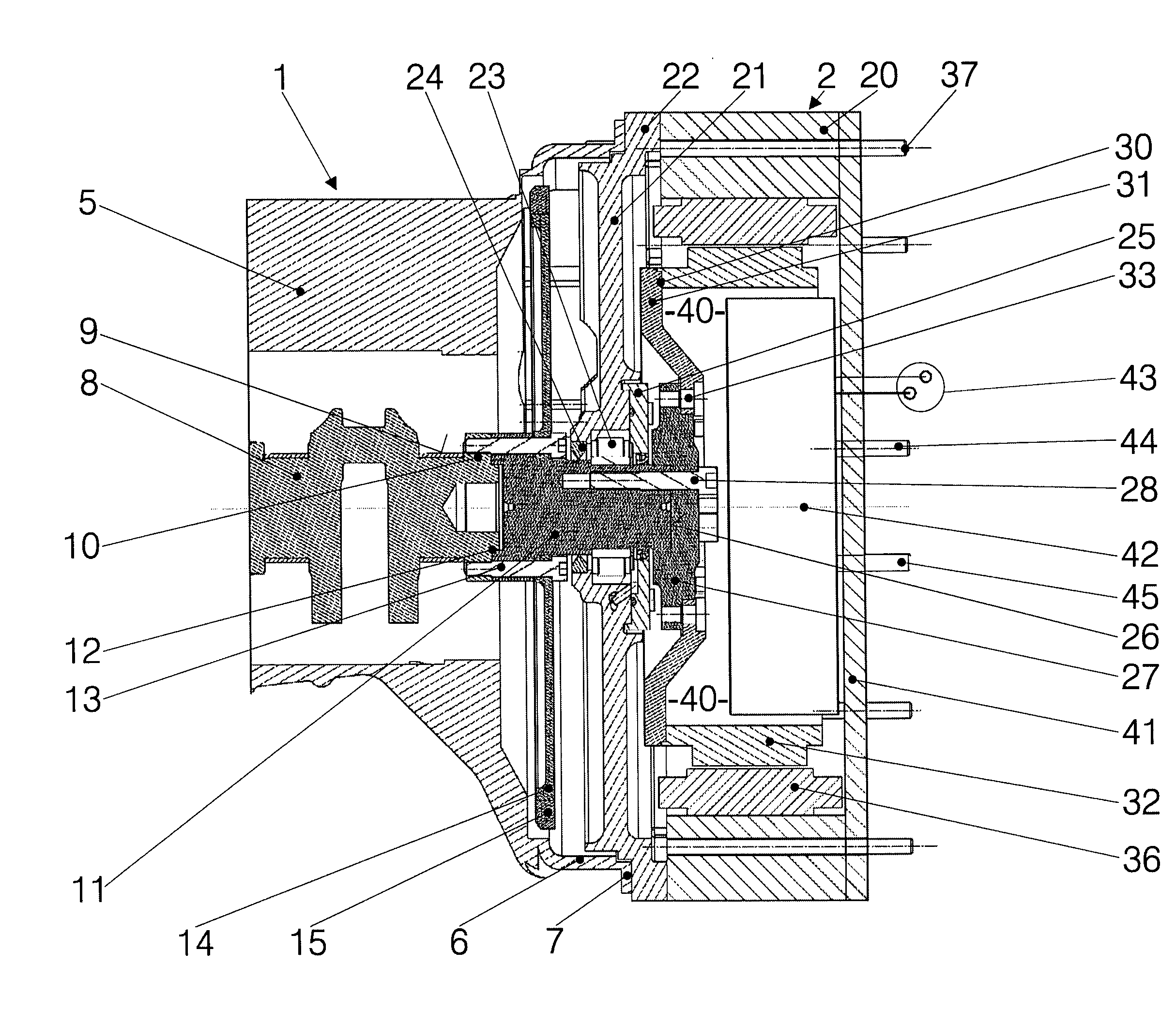 Generating unit comprising a combustion engine and a generator