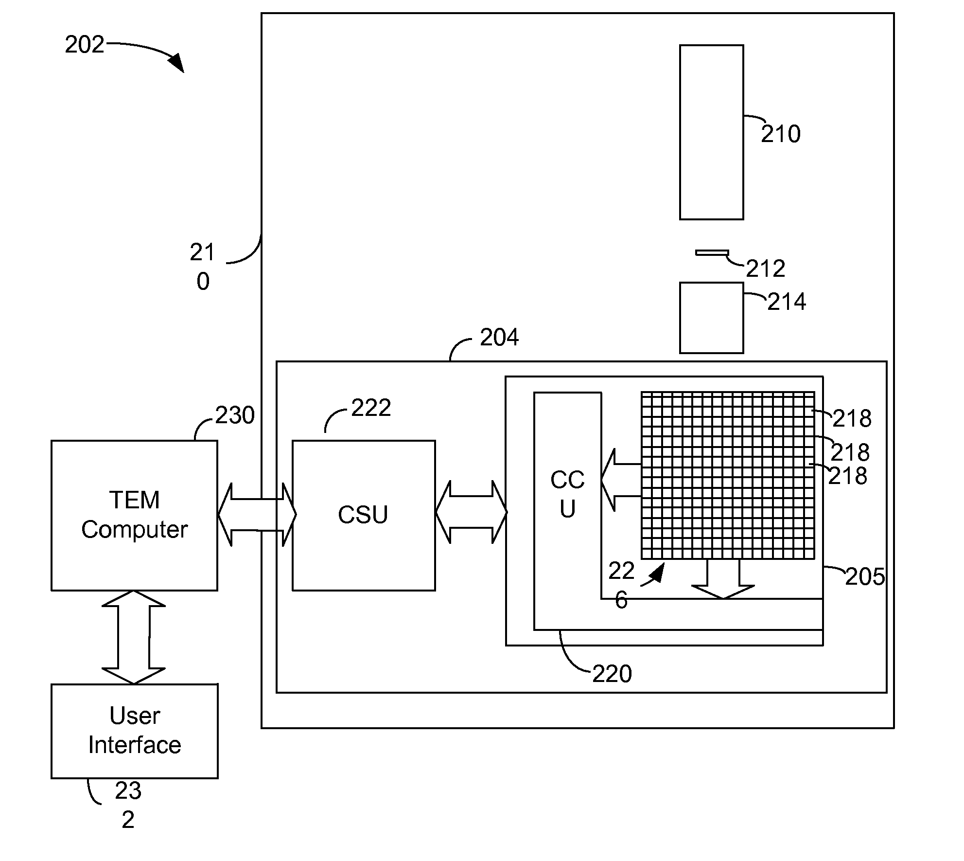 Detector System for Transmission Electron Microscope