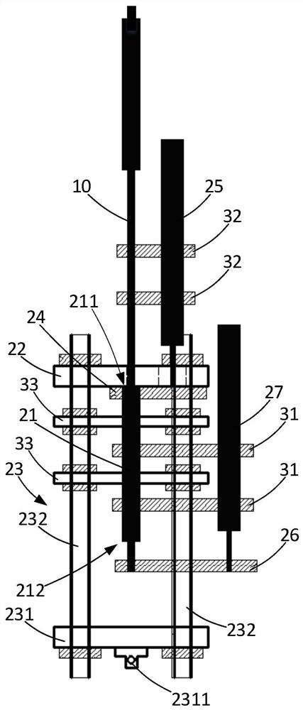 Device and method for testing interface slippage performance of fiber composite material rod and binder