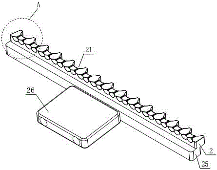 Combined tool for lead attachment and semi-automatic welding method utilizing tool