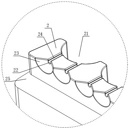 Combined tool for lead attachment and semi-automatic welding method utilizing tool