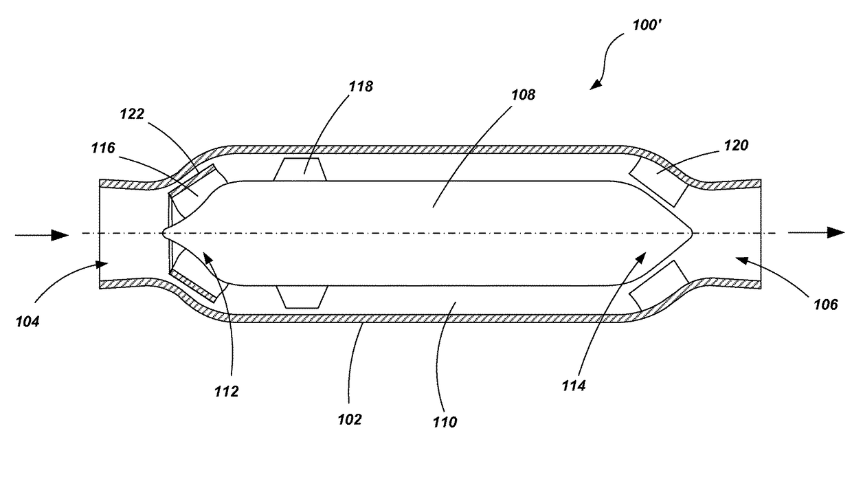 Blood pump with separate mixed-flow and axial-flow impeller stages, components therefor and related methods