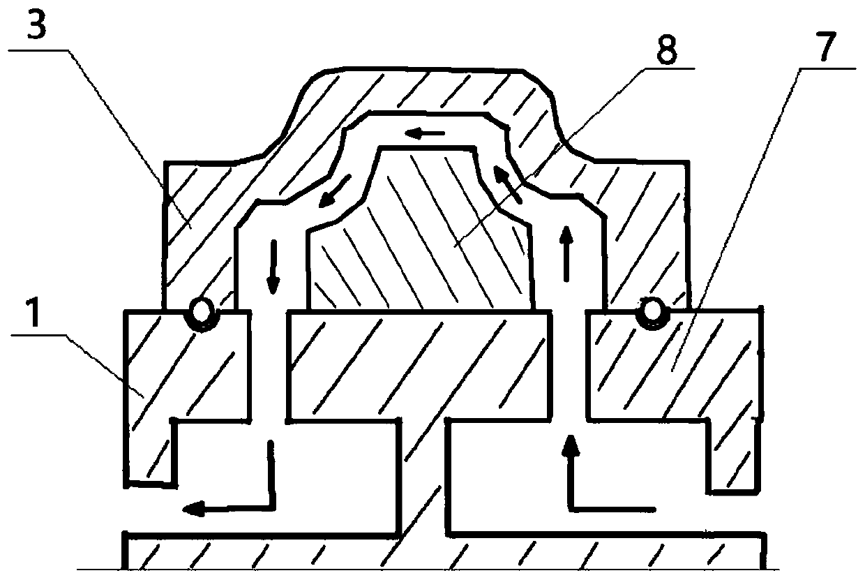 Cascade hot stamping forming method for ultrahigh-strength steel plate